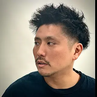 ショート メンズ LIVEIL所属・リベイルけんた モデル募集のヘアスタイル
