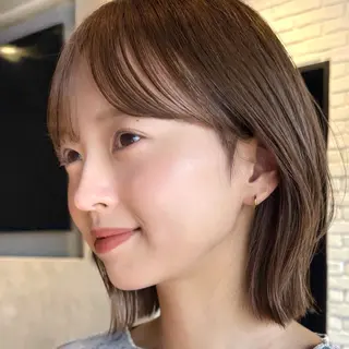 ショート カラー 顔まわり/レイヤー/ 透明感/まいな🥨のヘアスタイル