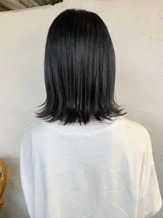 ミディアム 【髪質改善特化】 新宿/縮毛矯正/セラのヘアスタイル