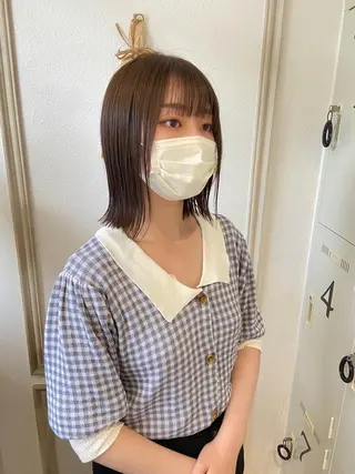 ショート カラー merc.🌿💚 八幡真衣のヘアスタイル