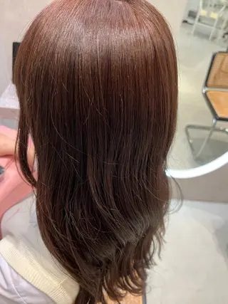 ロング 福島 果音のヘアスタイル