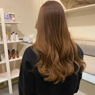 ロング カラー 谷九/天王寺/上本町 /似合わせ/北川響のヘアスタイル