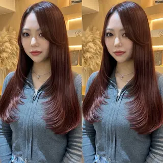 ロング 🌈韓国レイヤー🌈 銀座　KANAのヘアスタイル