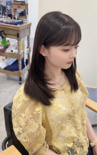ロング カラー ヘアアレンジ himawari♡ 柔らかいカラーのヘアスタイル