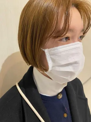 ショート Yahiko ハイトーンのヘアスタイル