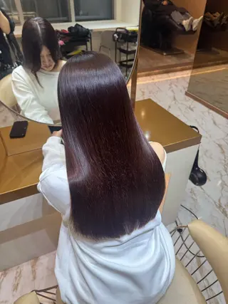 ロング ʚザクザクレイヤー× 艶透明感/にしじまɞのヘアスタイル