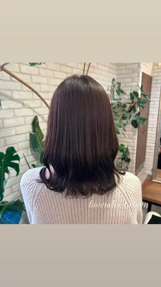 ミディアム カラー 韓国ヘア🧸髪質改善 🧸きくちみさきのヘアスタイル