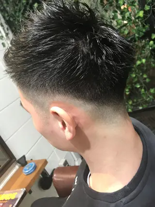 ショート カラー パーマ ヘアアレンジ メンズ キッズ Forest. -髪質改善-のヘアスタイル