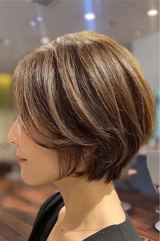 ショート タニモト ミユキのヘアスタイル