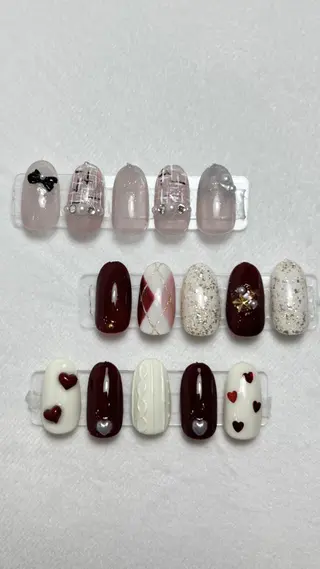 ネイル 福ネイル スタッフのネイルデザイン