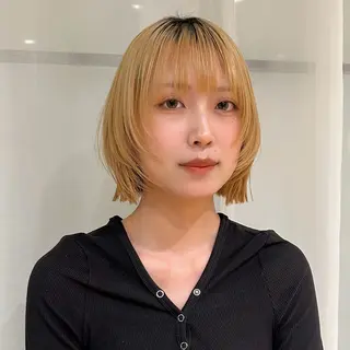 ショート カラー ボブレイヤー/ ブリーチ/miyuuのヘアスタイル