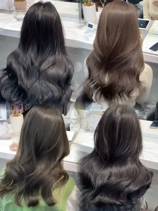 セミロング ワンカールで可愛い レイヤーカット/宮田のヘアスタイル