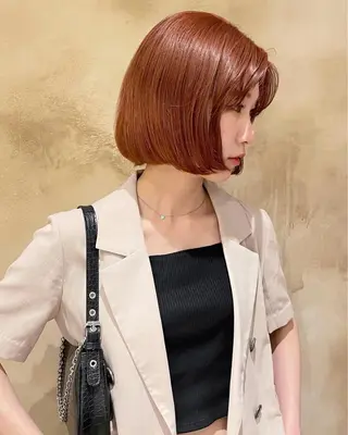 ミディアム カラー lot所属・大阪/心斎橋 lot mikuのヘアスタイル