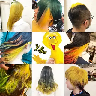 ロング カラー メンズ "PEPPU "所属・🌈推し色派手髪 ハイトーンShinのヘアスタイル