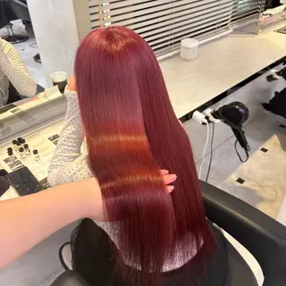 ロング カラー 透明感ベージュカラー 🪞上野🪞AIのヘアスタイル