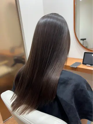 セミロング カラー レイヤー/ 透明感SHIMAのヘアスタイル