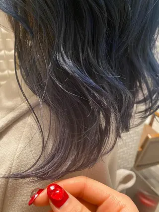 セミロング カラー 束感･似合わせ☽ mizunaのマツエク・マツパデザイン