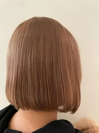 ショート カラー 湯田実津希🤎 ﾐﾙｸﾃｨ専門のヘアスタイル