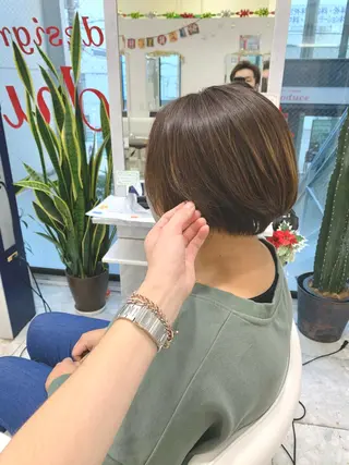 ショート パーマ 相武台ショート特化 💐川崎希💐のヘアスタイル