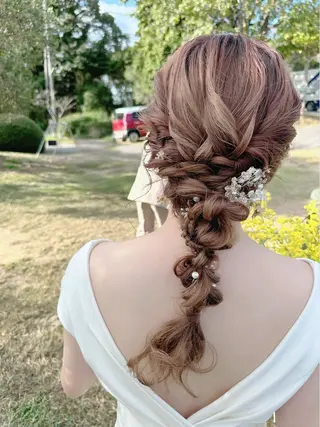 ロング ヘアアレンジ GRANLUSSO 〜グランルッソ駅前店所属・木口 嘉美のヘアスタイル