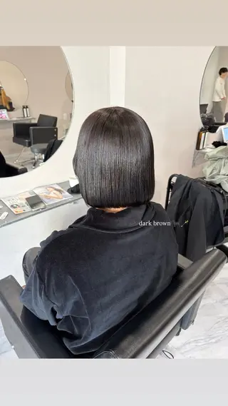 ショート カラー 透明感カラー🪼🩵 𝐑𝐢𝐧のヘアスタイル