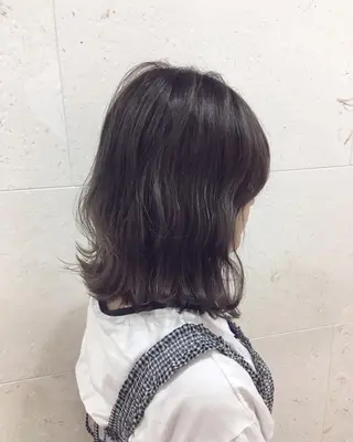ミディアム 斉藤 貴也のヘアスタイル