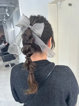 ロング ヘアアレンジ Gisel みらののヘアスタイル