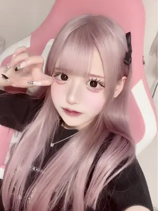 ロング カラー ハイトーンエクステ 🎩カズキ🎩のヘアスタイル