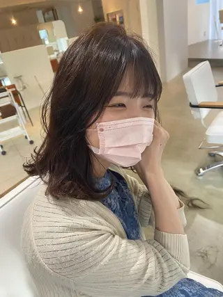 セミロング I nagiのヘアスタイル