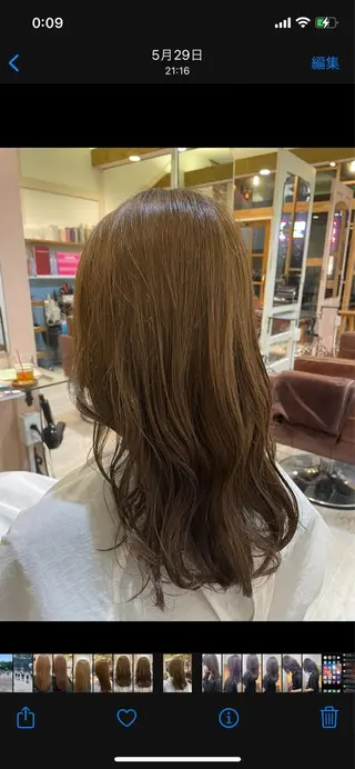 カラー 川上有海 🦋透明感カラー🦋のヘアスタイル