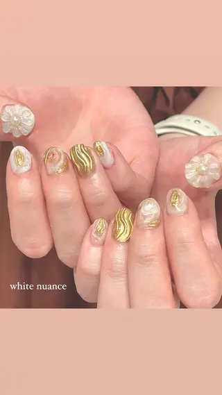 ネイル 淡色ネイル 🎀moeのネイルデザイン