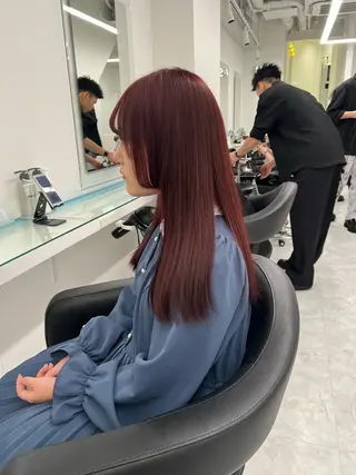 カラー ブリーチなし透明感 💗RYOTAのヘアスタイル