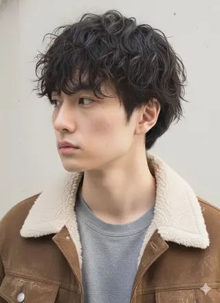 メンズ 【メンズパーマ】 SiLO  三宅のヘアスタイル