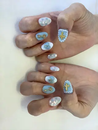 ネイル 💎🐰 saki. m 🐰💎のネイルデザイン