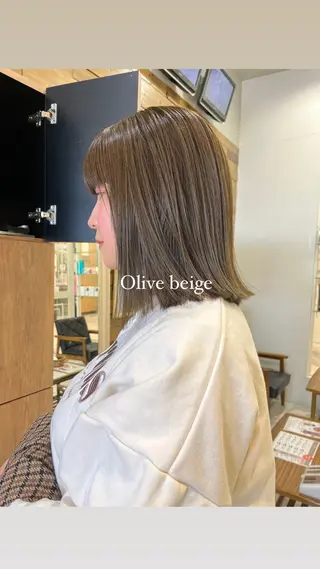 カラー 黒田瀬奈/ボブ まろやかベージュのその他イメージ