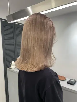 カラー 韓国ハイトーンカラー kana♡のヘアスタイル