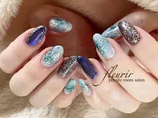 ネイル フルリール 【プライベートサロンのネイルデザイン