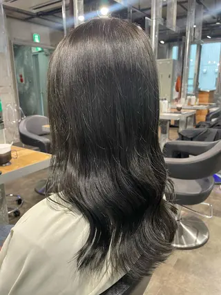セミロング カラー ヘアアレンジ alicetokyo 🦋宮葉🦋のマツエク・マツパデザイン