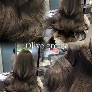 セミロング カラー VIEW YOKOHAMA所属・透明感カラー ／kana‎🤍のヘアスタイル