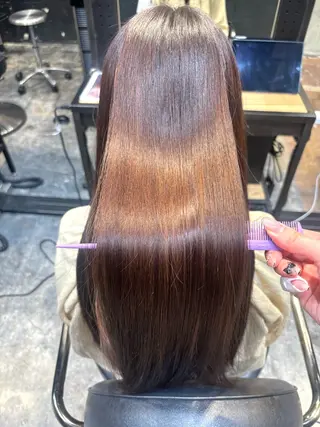 ロング 透明感カラー/矯正 /髪質改善/まな⭐️のヘアスタイル