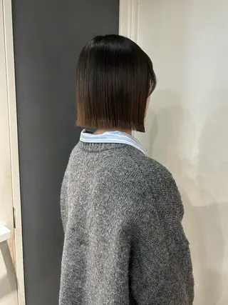 ショート えり 堀江/ボブ /艶髪/レイヤーのヘアスタイル