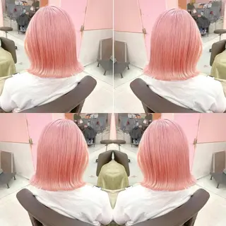 ミディアム 韓国ヘア特化💍 tiam💍ブリーチのヘアスタイル