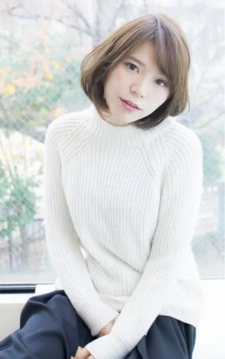 ミディアム Agu  hair rupia 金沢店所属・金沢美容室/ 艶髪/夜営業/JINのヘアスタイル