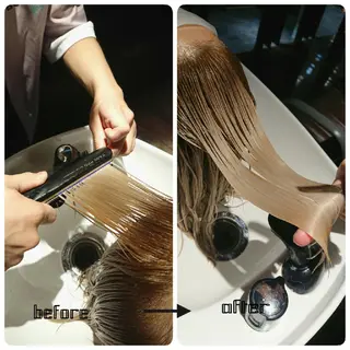 ミディアム カラー 予約殺到！    久保田 隆仁のヘアスタイル