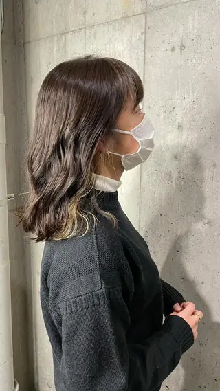 ミディアム カラー パーマ ヘアアレンジ メンズ ボブヘアカット Rikapi❤️のヘアスタイル