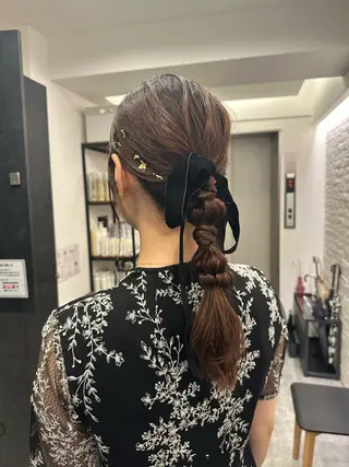 ヘアアレンジ 銀座/ヘアセット シマムラ ミホのヘアスタイル
