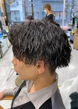 パーマ メンズ 🌴パーマオタク🌴 長谷川　諒佑🌈のヘアスタイル