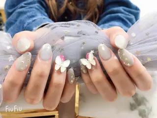 ネイル ネイルサロンエクラ 🫧Shizukaのネイルデザイン