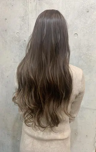 ロング カラー ❣️髪質改善特化❣️ カモアオイのヘアスタイル