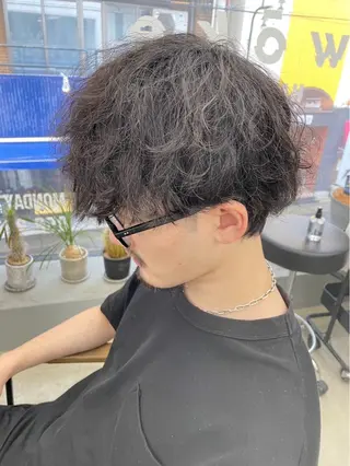 ショート パーマ メンズ メンズ専門サロン wokeのヘアスタイル